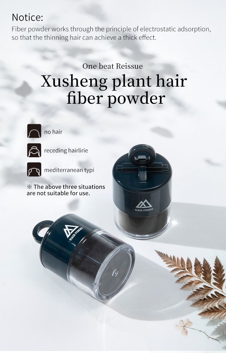 Hair Thickening Fibers Instant Volume Powder for Thinning Hair Covers Bald Spots & Receding Hairline Natural Look Hair Loss Products Men and Women Hair Care