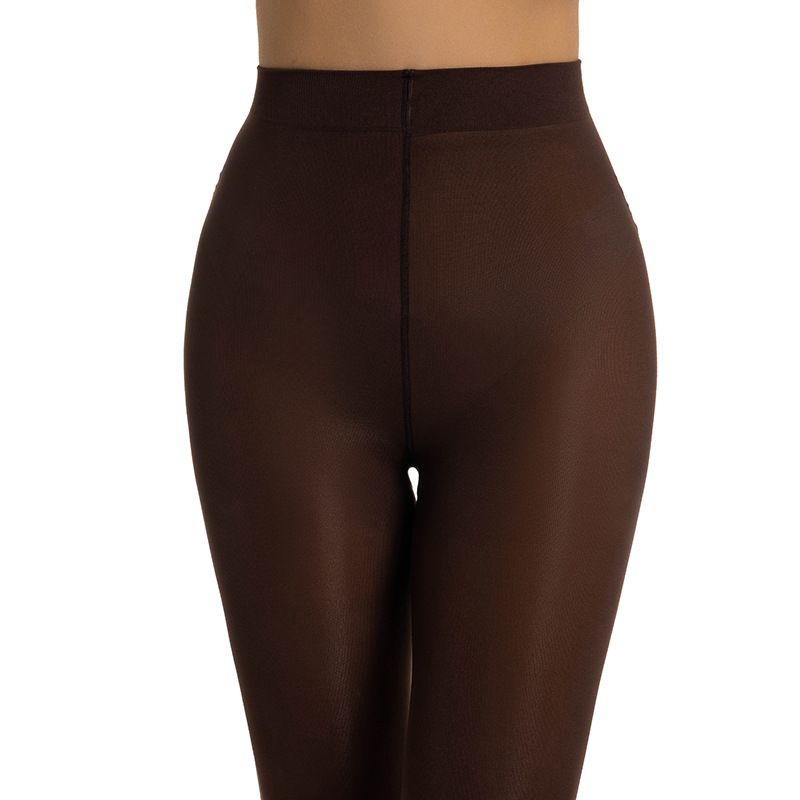Women's 40D Soft Solid Color Semi Opaque Footed Tights High Waist Womens Tights Candy Color Plus-Size Fashion Stocking Pantyhose