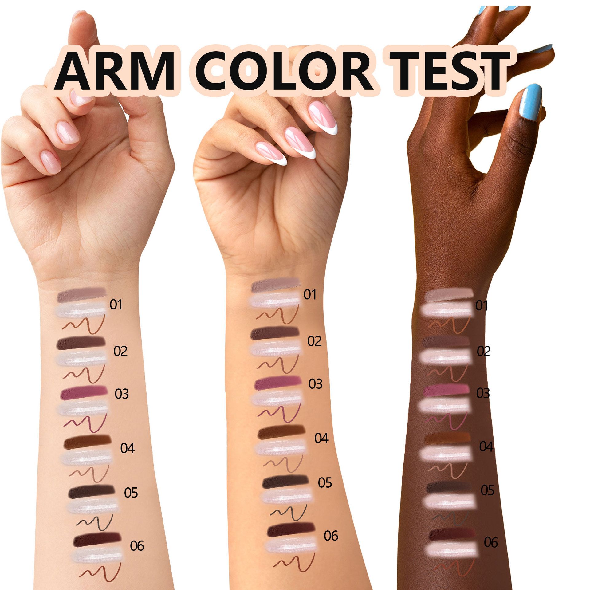 Waterproof Lip Makeup Set Shimmer Gloss Matte Liquid Lipstick & Lip Liner Non-Stick Cup Finish Glitter Shine Lipsticks