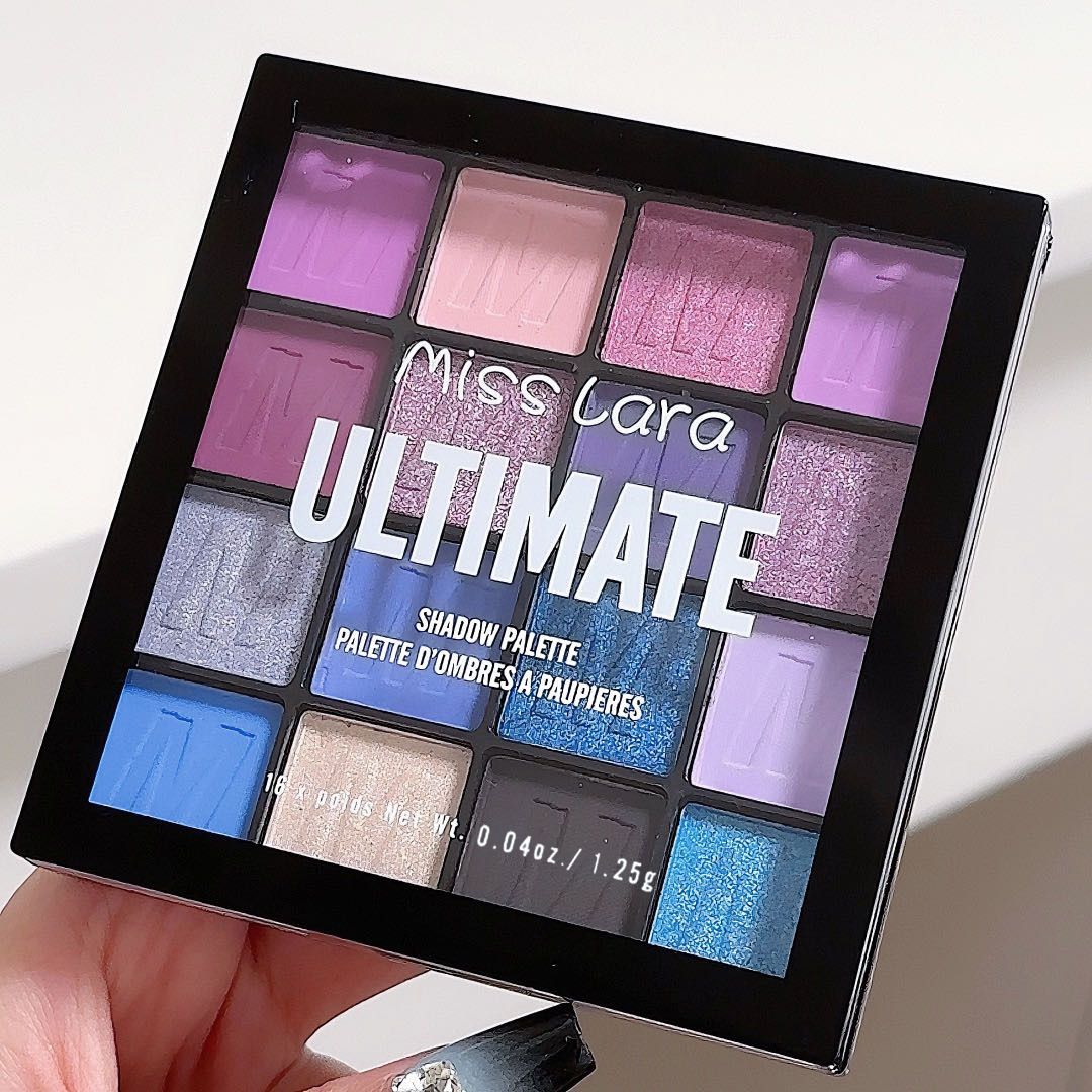 16 Color Eyeshadow Matte Pearlescent European and American Style Makeup Beginners Dazzle Colorful Eye Shadow Plate Ins Eyes Make Up Eyeshadow