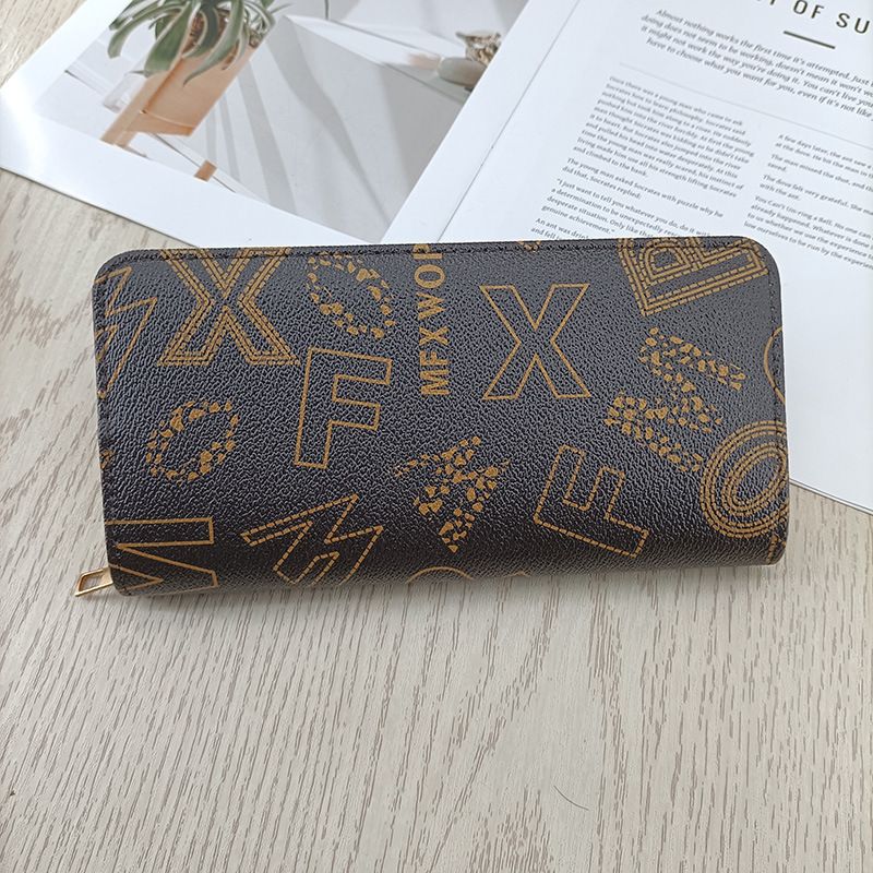 Women’s Long Wallet Luxury Designer Clutch Purse Fashion Printed Handbag Multi-Functional Portable Card Holder Coin Purse Trendy INS Style Wallets Women's Bags