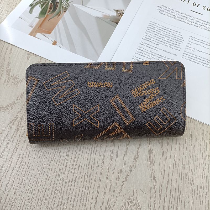 Women’s Long Wallet Luxury Designer Clutch Purse Fashion Printed Handbag Multi-Functional Portable Card Holder Coin Purse Trendy INS Style Wallets Women's Bags