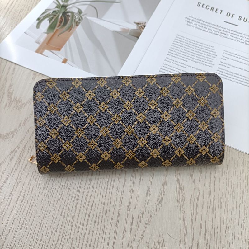 Women’s Long Wallet Luxury Designer Clutch Purse Fashion Printed Handbag Multi-Functional Portable Card Holder Coin Purse Trendy INS Style Wallets Women's Bags
