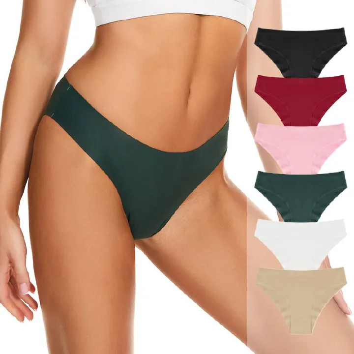 5-Piece Set Women's Underwear Briefs Seamless & Trace-Free Comfortable Breathable Fashion New Style Cotton Hot-Selling Style Sexy Lingerie Trimmed Briefs Multi-Color Combination