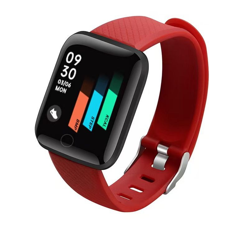 Smart Watch LCD Touch Screen SMS And Call Reminder Sports Mode Blood Oxygen And Blood Pressure Measurement Heart Rate Monitoring Sleep Quality Monitoring Fashion Design