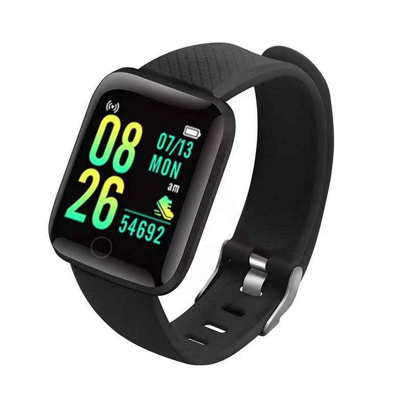 Smart Watch LCD Touch Screen SMS And Call Reminder Sports Mode Blood Oxygen And Blood Pressure Measurement Heart Rate Monitoring Sleep Quality Monitoring Fashion Design
