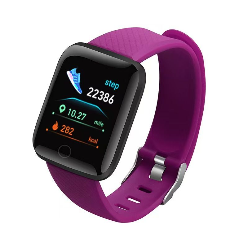 Smart Watch LCD Touch Screen SMS And Call Reminder Sports Mode Blood Oxygen And Blood Pressure Measurement Heart Rate Monitoring Sleep Quality Monitoring Fashion Design