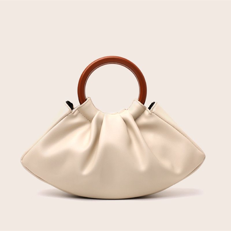 New Pleated Cloud Handbag for Women Elegant Fashion Dumpling Bag Chic Hand Carry Evening Purse Stylish Dinner Party Clutch for Ladies Trendy Mini Handbag