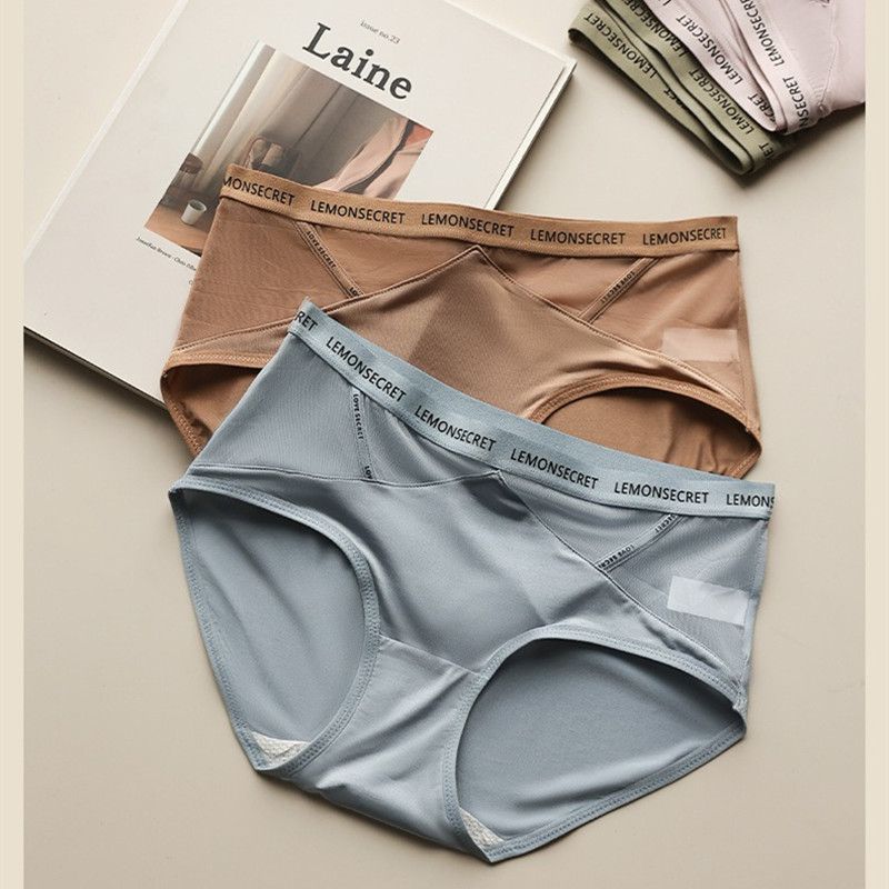 Women’s Sexy Mesh Briefs Mid Waist Seamless Panties Luxury Sheer Underwear Soft Lightweight Breathable Hip-Hugging Ladies Knickers Panties High Quality Comfortable Briefs