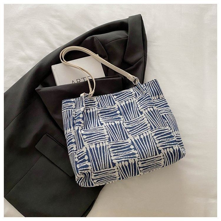 New PU Leather Shoulder Bag for Women, Large Capacity Tote Bag, Minimalist Line Design Handbag, Fashion Casual Work Commuter Everyday Bag