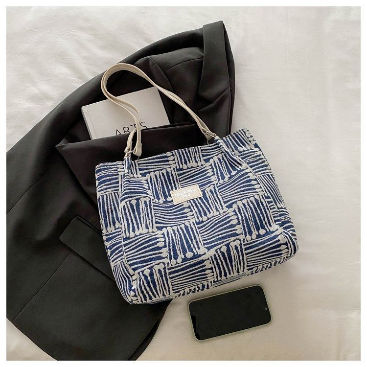 New PU Leather Shoulder Bag for Women, Large Capacity Tote Bag, Minimalist Line Design Handbag, Fashion Casual Work Commuter Everyday Bag