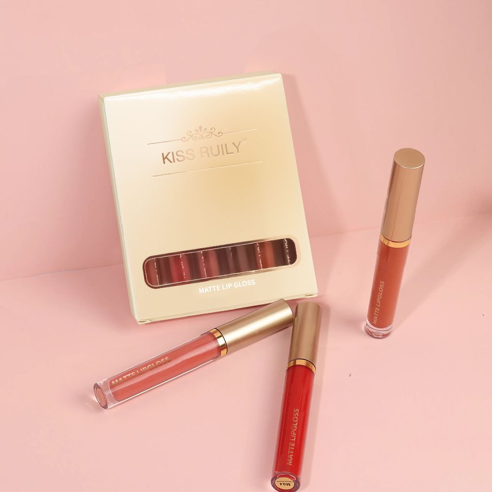 6 Piece Lipstick Set 6 Color Non Transfer Lip Gloss Lip Stain Matte Finish Long Lasting Moisturizing Lip Makeup Kit