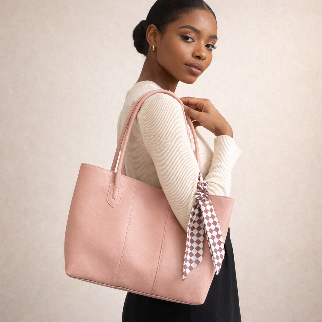 Valentine’s Day Gift Women's Tote Bag Shoulder Bag Crossbody Bag Large Capacity Durable PU Leather Comfortable Material Fashion New Casual Bag Commuting Multifunctional Minimalist High-End Women's Bag