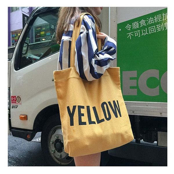 Ladies Canvas Tote Bag Large Capacity Women Shoulder Bag Casual Shopping Handbag Reusable Eco Bag