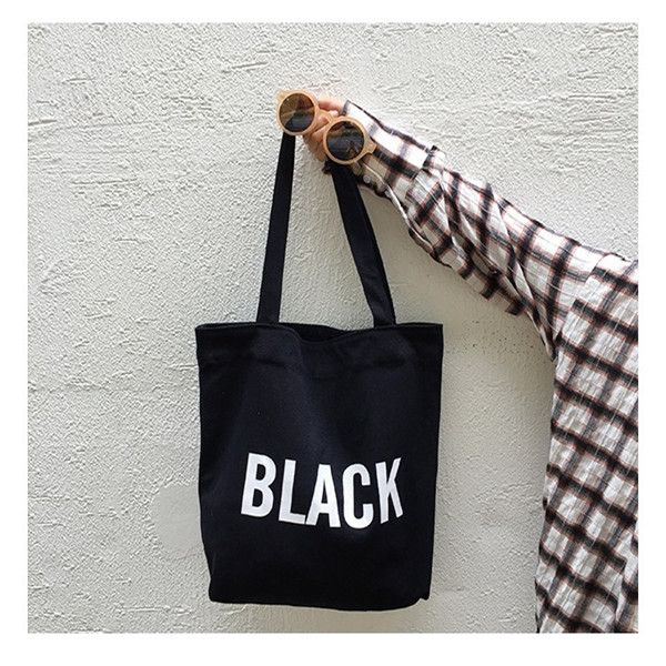 Ladies Canvas Tote Bag Large Capacity Women Shoulder Bag Casual Shopping Handbag Reusable Eco Bag