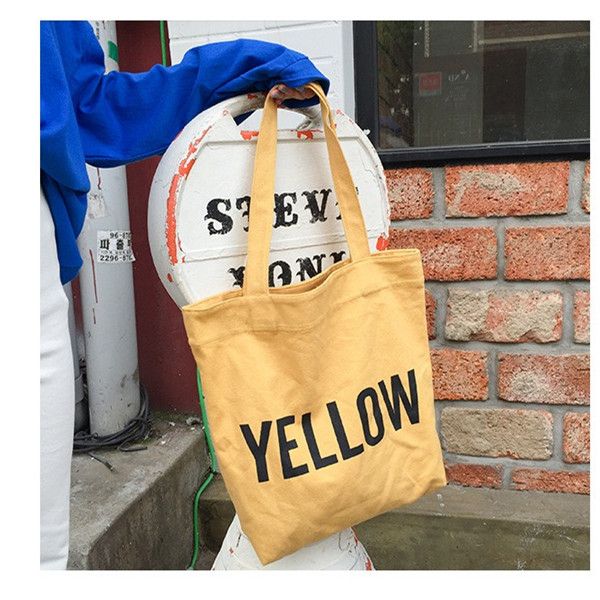 Ladies Canvas Tote Bag Large Capacity Women Shoulder Bag Casual Shopping Handbag Reusable Eco Bag