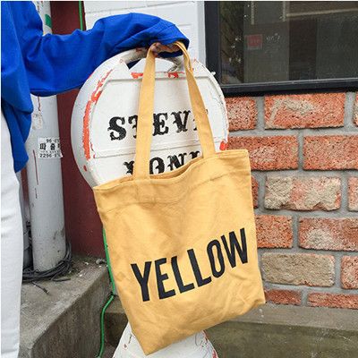 Ladies Canvas Tote Bag Large Capacity Women Shoulder Bag Casual Shopping Handbag Reusable Eco Bag