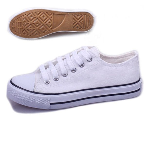 Women's Canvas Low Top Sneakers Summer Lightweight Casual Lace-Up Shoes Korean Style Trendy Student Shoes Classic Everyday Shoes