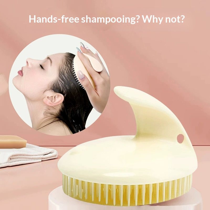 Scalp Massage Brush Hair Washing Comb Shampoo Brush for Hair Growth, Stress Relief, Head Spa, Soft Plastic Massager