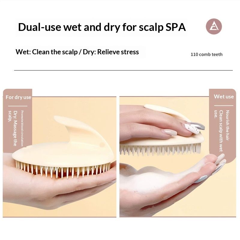 Scalp Massage Brush Hair Washing Comb Shampoo Brush for Hair Growth, Stress Relief, Head Spa, Soft Plastic Massager