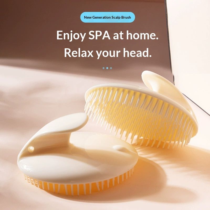 Scalp Massage Brush Hair Washing Comb Shampoo Brush for Hair Growth, Stress Relief, Head Spa, Soft Plastic Massager