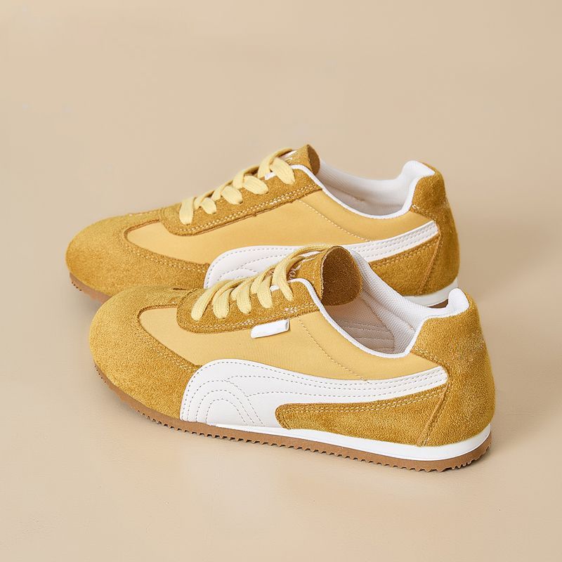 Women Sneakers Korean Style Fashion Casual Shoes Soft Sole Comfortable Non-Slip Flat Trainers Ladies Sports Shoes All-Match Daily Wear