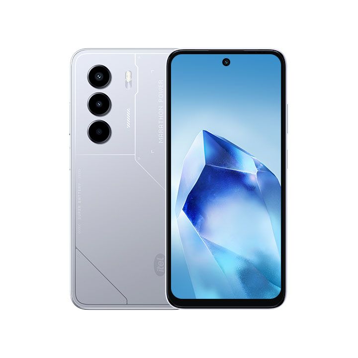 [Free Charging Case] Itel P70 8(4+4)GB RAM+128GB 6.67" 120Hz Display Slim 4G Phone Dual SIM 13MP Camera 18W Charging 10000*mAh Battery Fingerprint Unlock IP54 Power 70 Smart AI Phones