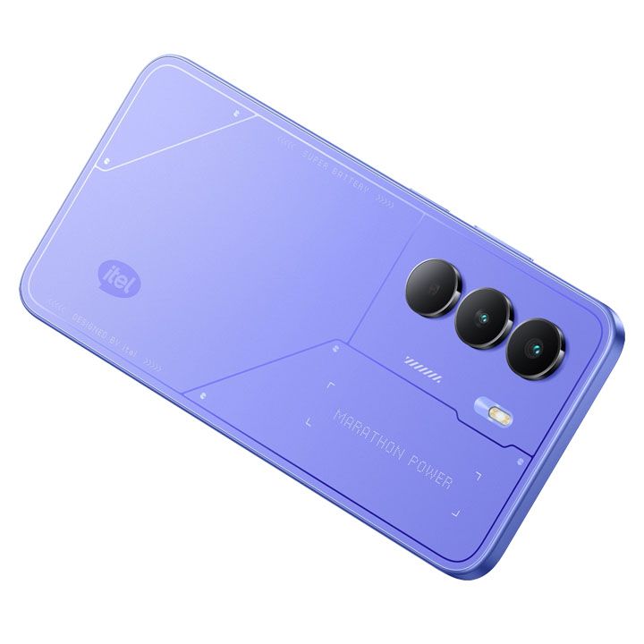 [Free Charging Case] Itel P70 8(4+4)GB RAM+128GB 6.67" 120Hz Display Slim 4G Phone Dual SIM 13MP Camera 18W Charging 10000*mAh Battery Fingerprint Unlock IP54 Power 70 Smart AI Phones