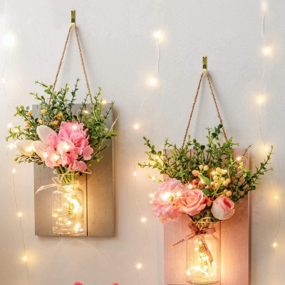 60 Pieces Picture Hanging Kit Assorted Set Hooks Nails Steel Wire Photo Frame Mirror Canvas Flower Pot Art Hangers Brass Sil Hardware Decorations Wall Clocks