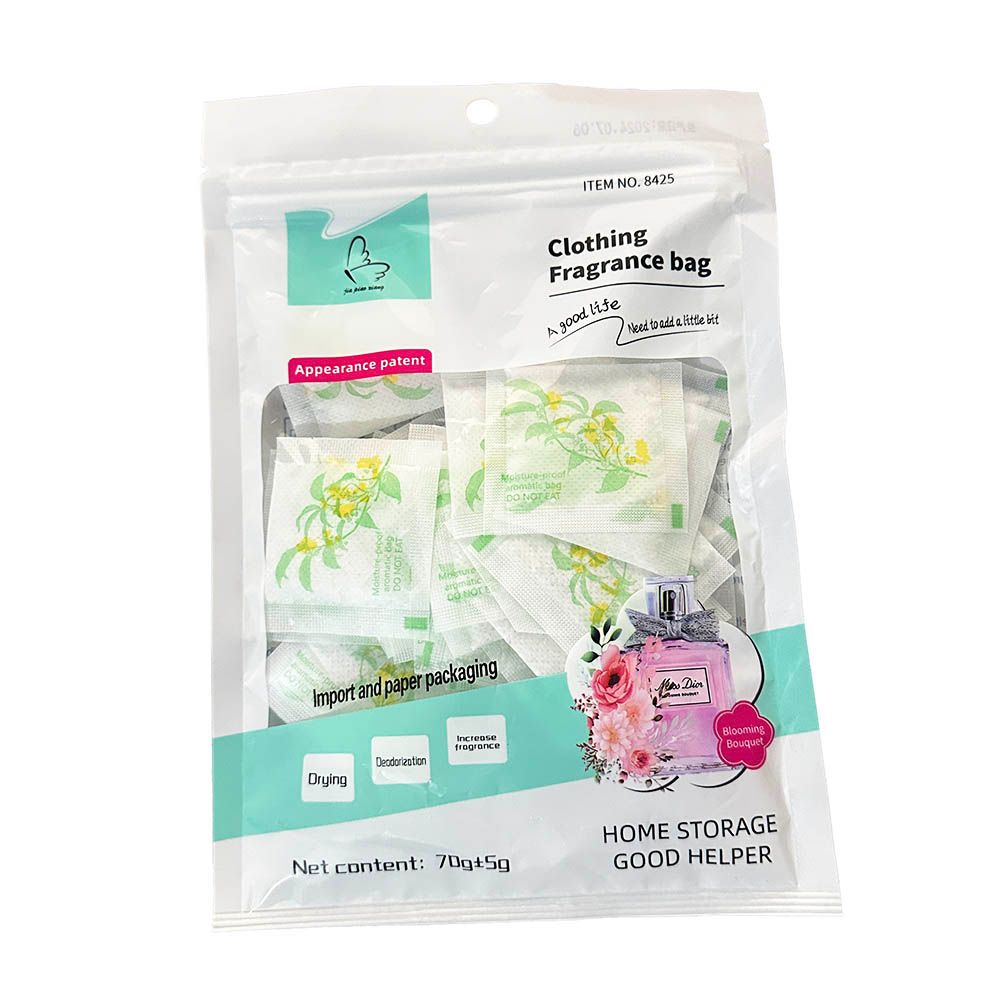 Clothing Fragrance Bags Sachets - Blooming Bouquet - Home Storage Helper - Scented Sachet for Drawers Closets & Wardrobes for Clothes, Fragrance Deodorizer Odor Eliminator