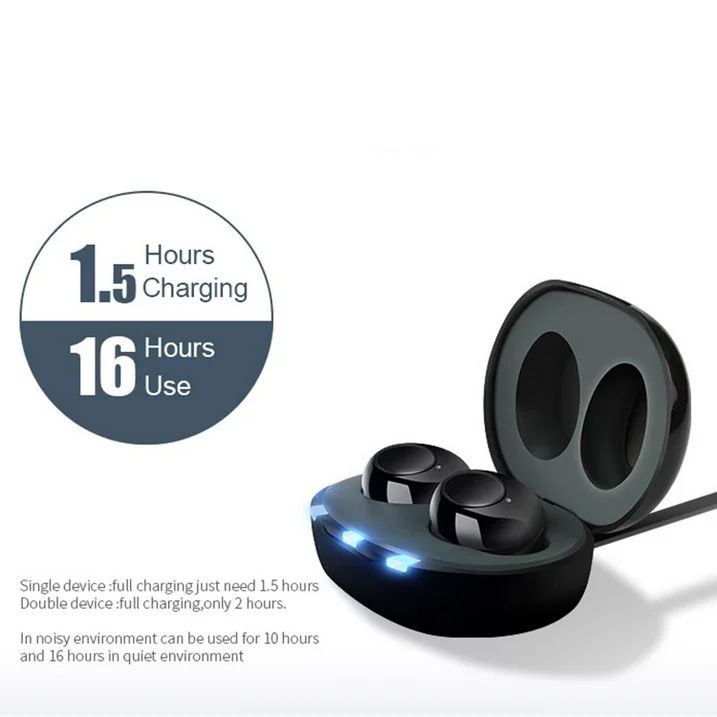 Jinghao JH-A39 Rechargeable Hearing Aids with ANC Active Noise Cancellation Elderly Adjustable Sound Amplifier Modern for Mild to Moderate Hearing Gift Seniors Portable Charger Case Upgrade Model
