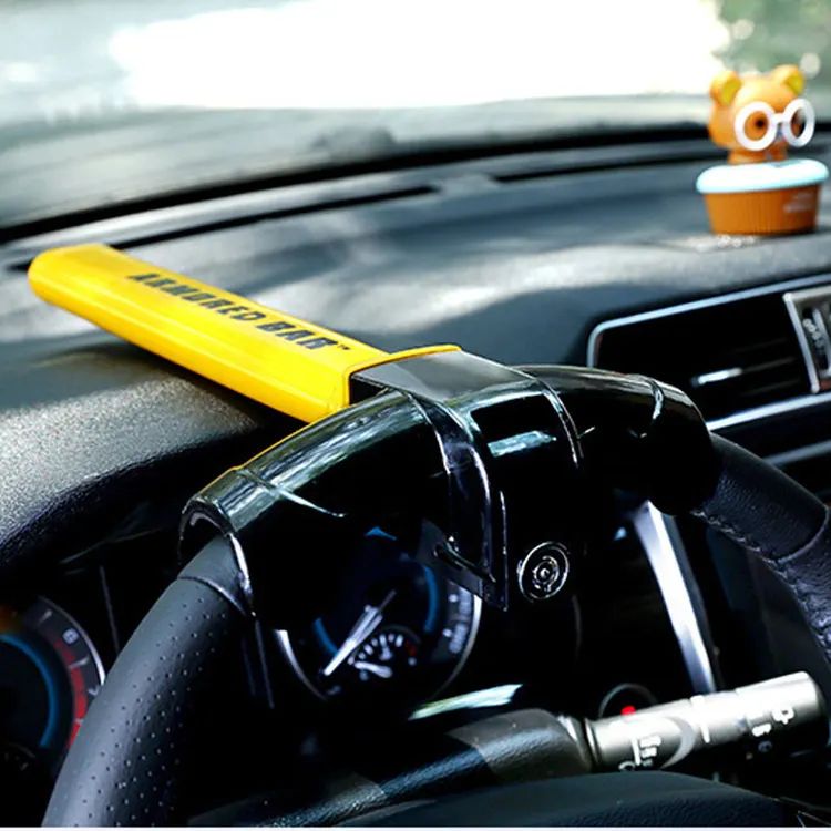 T-Bar Universal Adjustable Car Vehicle Security Steering Wheel Lock Anti Theft T Shape Promotion Prevention Safety Deter Thieves