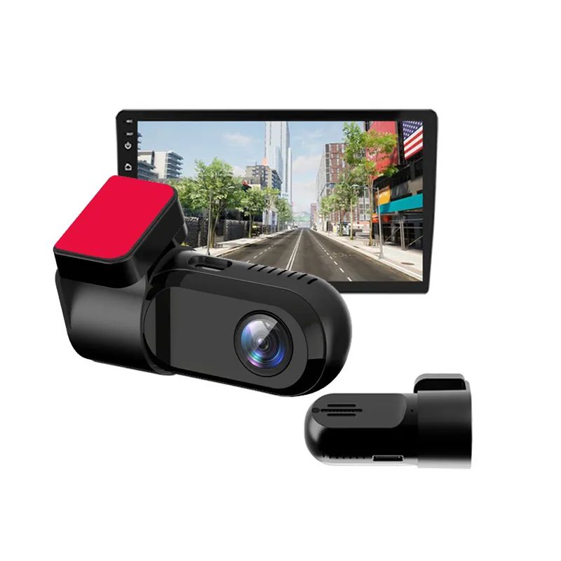 Mini 720P HD USB Car Dash Camera + ADAS Assisted System for Android Black Box With Video Recorder Universal Dashboard Cam for Dvd Dashcam Wide Angle Car Dvr Motion Detection Lane Assist Reverse Vision