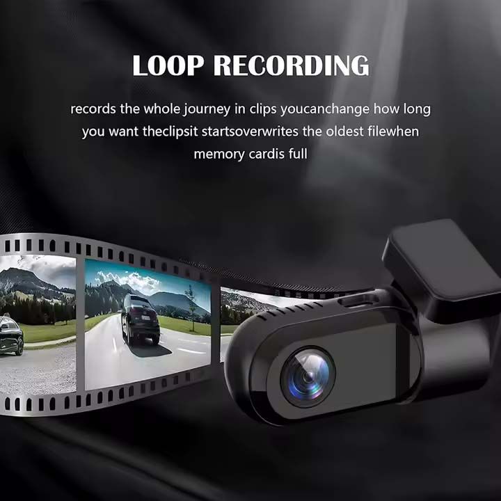 Mini 720P HD USB Car Dash Camera + ADAS Assisted System for Android Black Box With Video Recorder Universal Dashboard Cam for Dvd Dashcam Wide Angle Car Dvr Motion Detection Lane Assist Reverse Vision