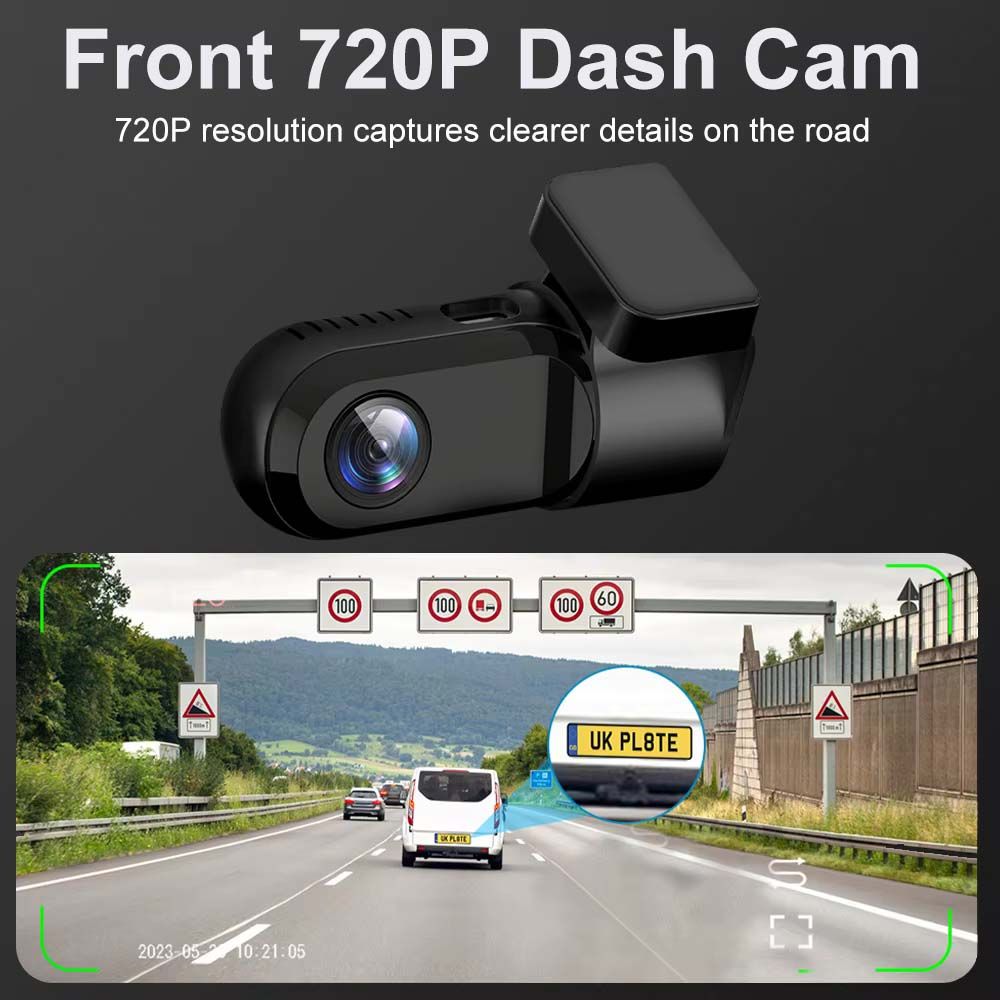 Mini 720P HD USB Car Dash Camera + ADAS Assisted System for Android Black Box With Video Recorder Universal Dashboard Cam for Dvd Dashcam Wide Angle Car Dvr Motion Detection Lane Assist Reverse Vision