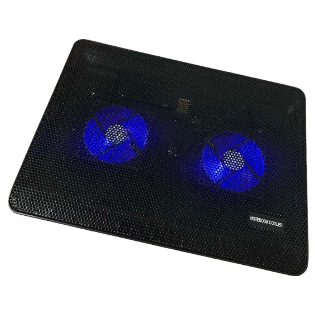 Dual fan Coolerpad USB Desktop Adjustable Height Laptop Cooling Stand Base Fan Pad Folding Notebook Cooler Radiator Dual USB High Wear Resistance Gaming