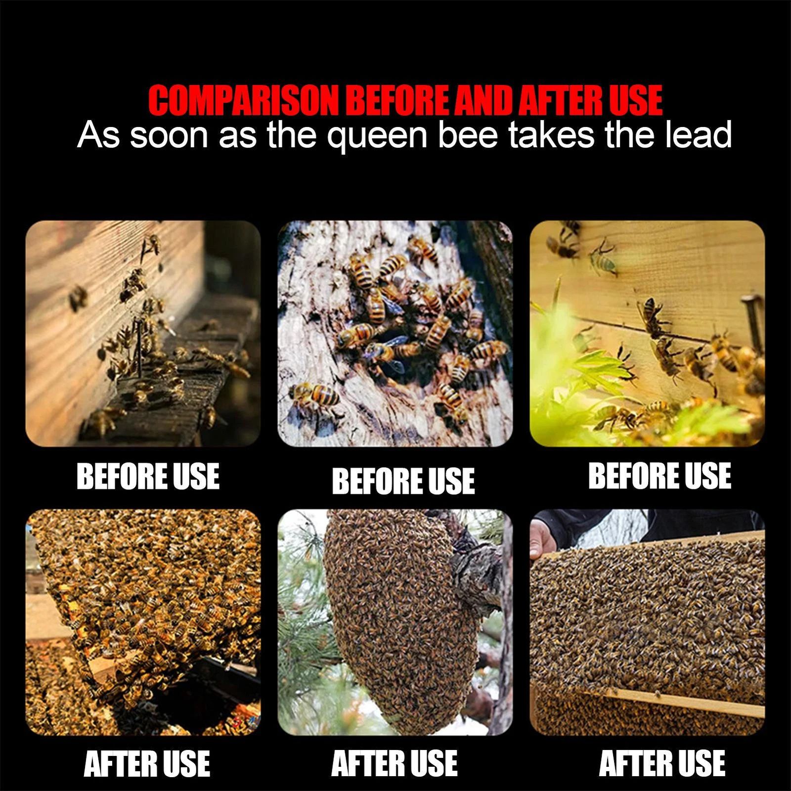 100ml Magical Bee Attractant Spray Lure Swarms Easy To Use Beekeeping Equipment Honey House Trap Liquid Solution Attract Bees