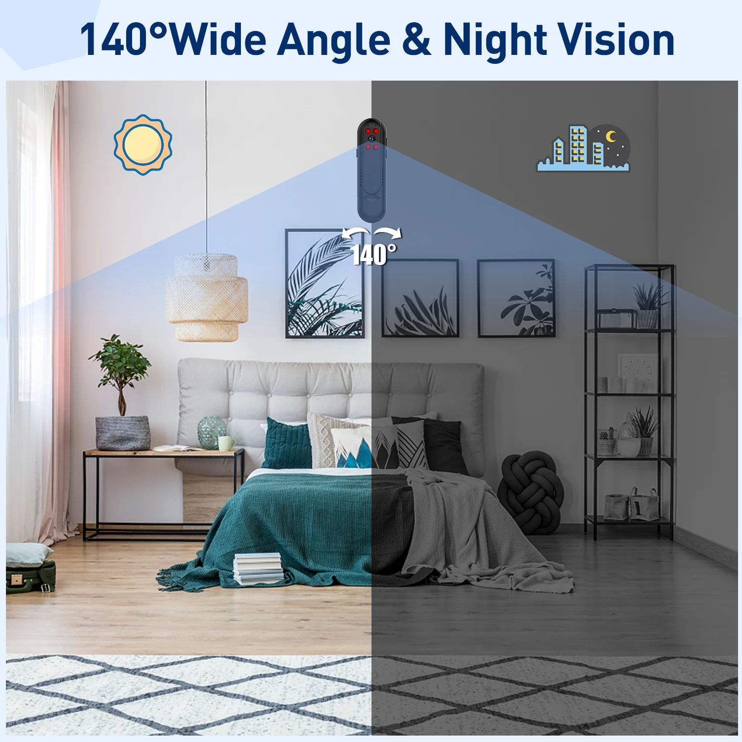 1080P Small Pocket Video Camera 12 Megapixel L8 Body Back Clip On + IR Night Vision Conference Personal Mini Camcorder with Audio Loop Recording Time Stamp for Meetings Lectures Hidden Spying Motion D
