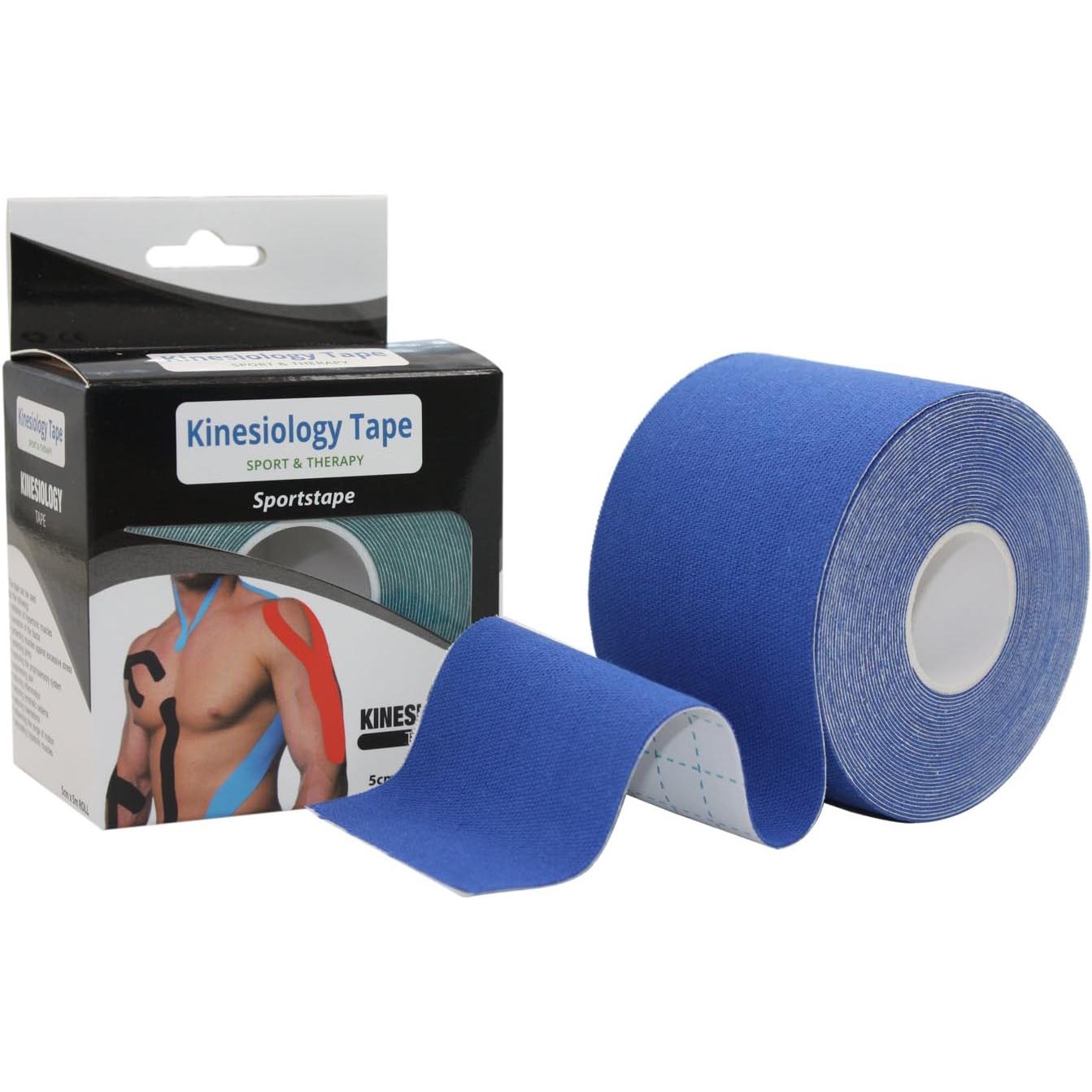 Dark Blue Kinesiology Tape 5cm X 5m Roll Physiotherapy, Muscles Tape, Relaxing Pain Relief Sportstape Elastic Therapeutic, Kinesio tape, k-tape, KT