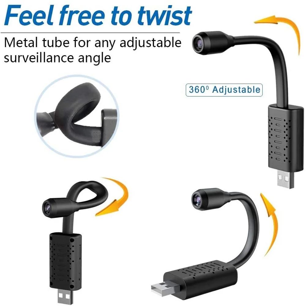 720p USB Mini Wifi Camera Motion Detection Spy Small HD U21 Smart Surveillance V380 Pro IP P2P With Cloud Storage Home Security Indoor Wireless