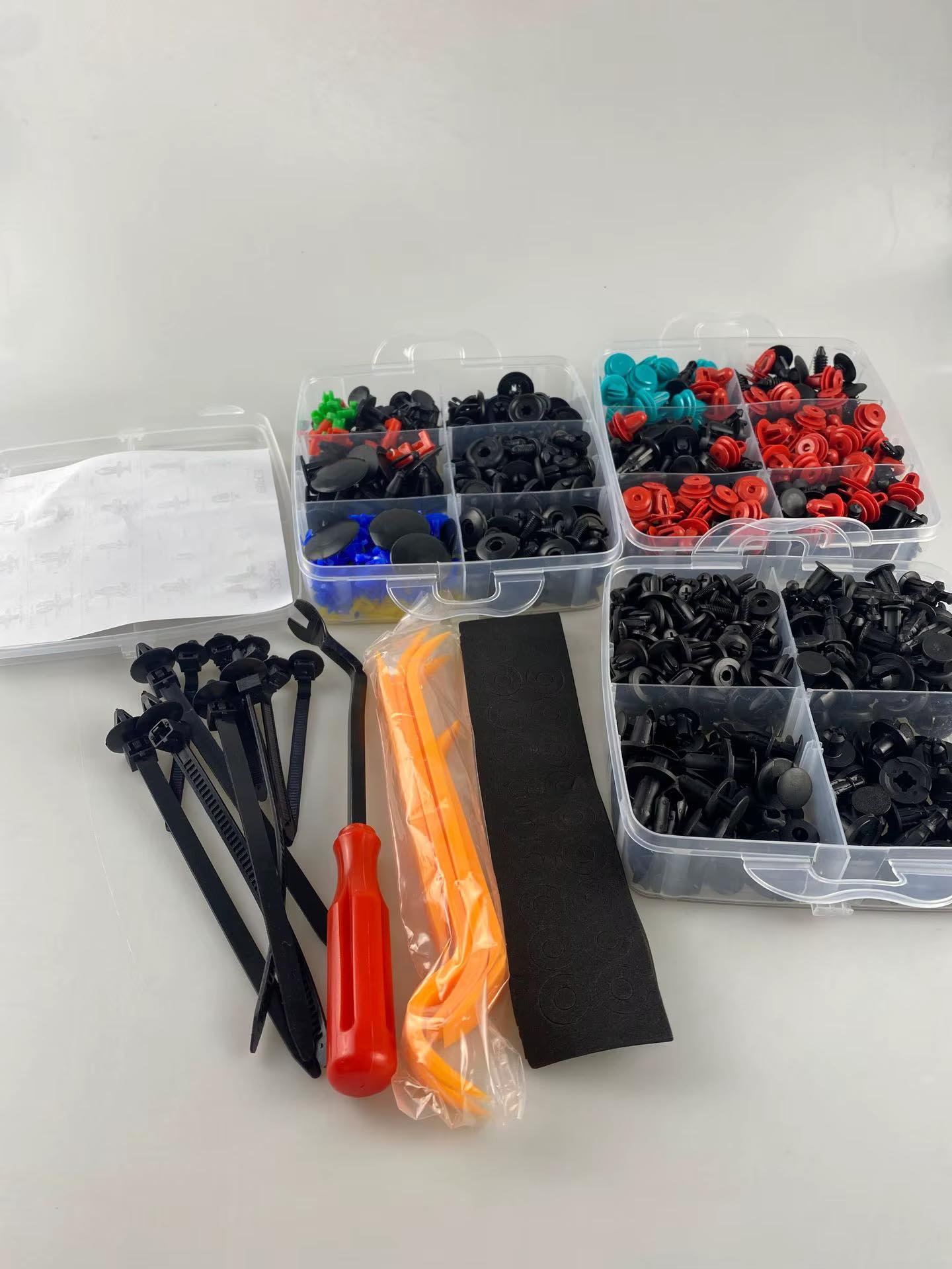 725Pcs Car Push Retainer Clips Auto Fasteners Mixed Assortment 23 Most Popular Sizes Nylon Bumper Fender Rivets with 10 Cable Ties and Remover Dashboard Trim Panel Shield Engine Cover for Toyota Subar