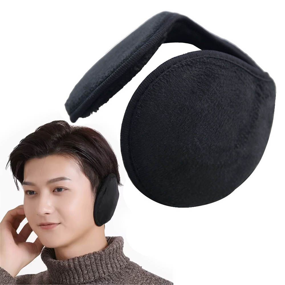 Cold Weather Unisex Warm Plush Fur Earmuffs for Men Women Kids Warmth Winter Antifreeze Head Band Ear Muffs Thick Warmer Ear Cover Outdoor Cycling Running Ski Protector Running Headphones Back Neck Fo