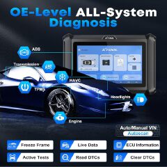 XTOOL D7S Bidirectional Scan Tool, 2025 OBD2 Scanner Diagnostic with FCA AutoAuth, All System Car Scanner, 39+ Resets, ECU Coding, PMI, Upgrade of D7, Crankshaft Relearn, CAN FD/DoIP, 3-Yr Update