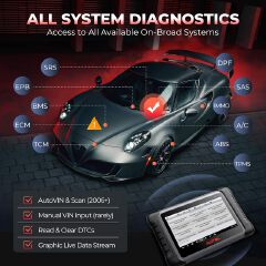 Autel MaxiCOM MK808S Scanner, 2025 Bidirectional Scan Tool Same as MK808BT Pro MX808S, 28+ Resets,Active Test,AutoAuth, All System Diagnostic, Injector Coding, Android 11, Update Of MK808 MX808 MK808Z