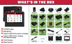 Launch X431 V Pro 5.0 Elite 2025 New Gen. OEM Wireless Bluetooth Bidirectional Scan Tool w/Canfd Doip,Same as Pro3s+ 5.0,ECU Online/Offline Coding 38+Reset for All Cars