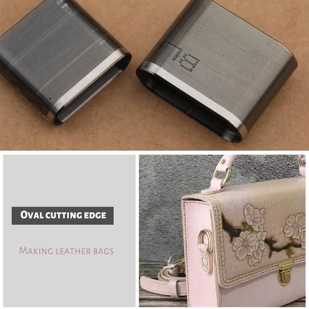 52 Shape Style Leather Hole Punch Professional Tool for Belts, Handbag Multiple Shapes Hollow Puncher Cutter Toolset Cut Handmade DIY Craft Leatherworking