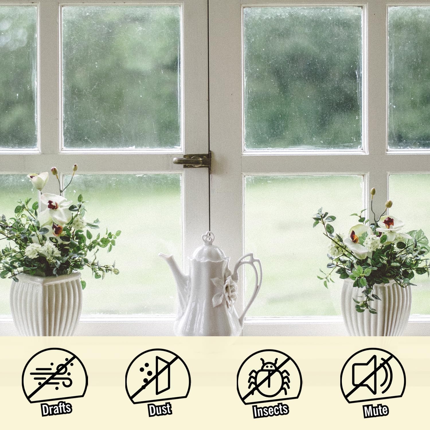 Flexpower 6 Metres Brown EPDM Door Seal D-Type Strip Weather Stripping Self Adhesive Foam for Doors and Windows, Soundproofing Weatherstrip Gap Collision Avoidance Noise & Bug Isolation