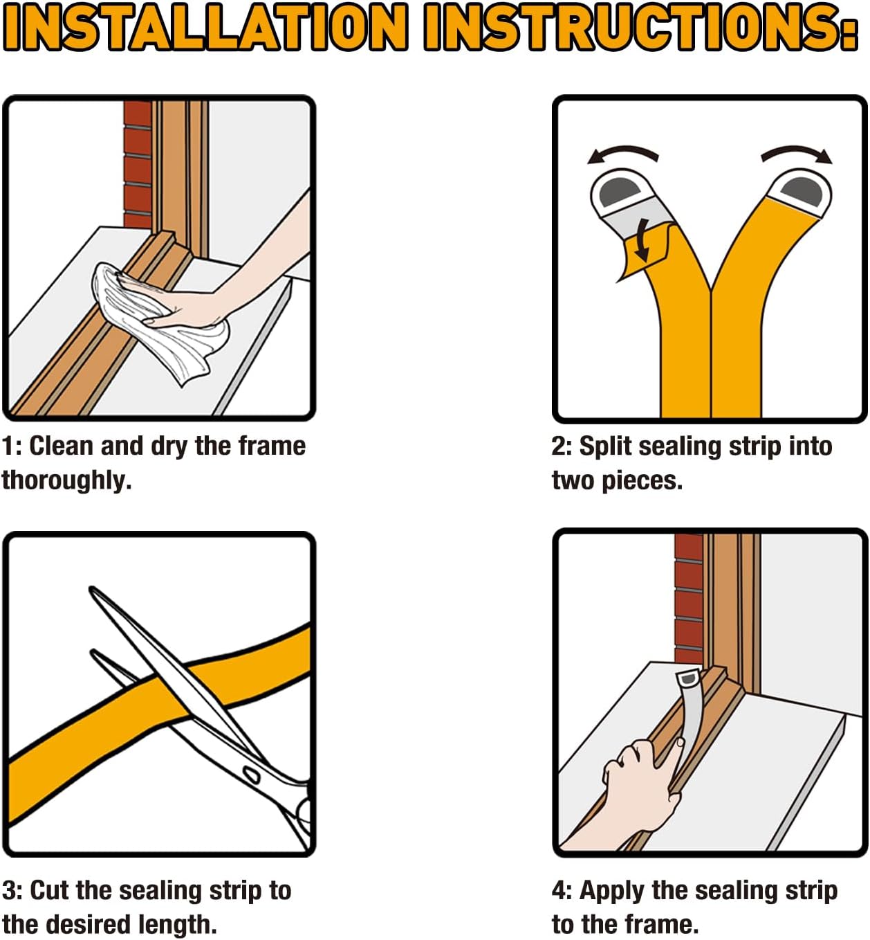 Flexpower 6 Metres Brown EPDM Door Seal D-Type Strip Weather Stripping Self Adhesive Foam for Doors and Windows, Soundproofing Weatherstrip Gap Collision Avoidance Noise & Bug Isolation