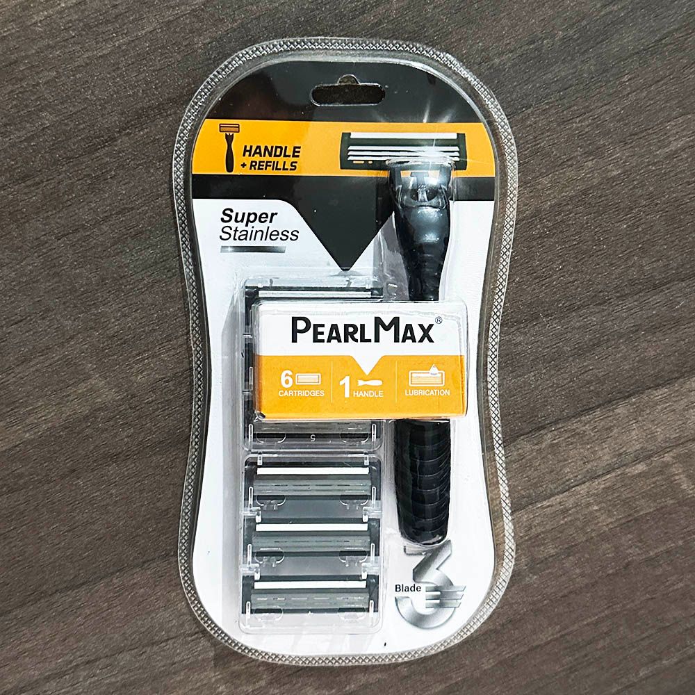 Best price for Pearlmax 6 Piece Set 3-Blade Super Stainless Razors for ...