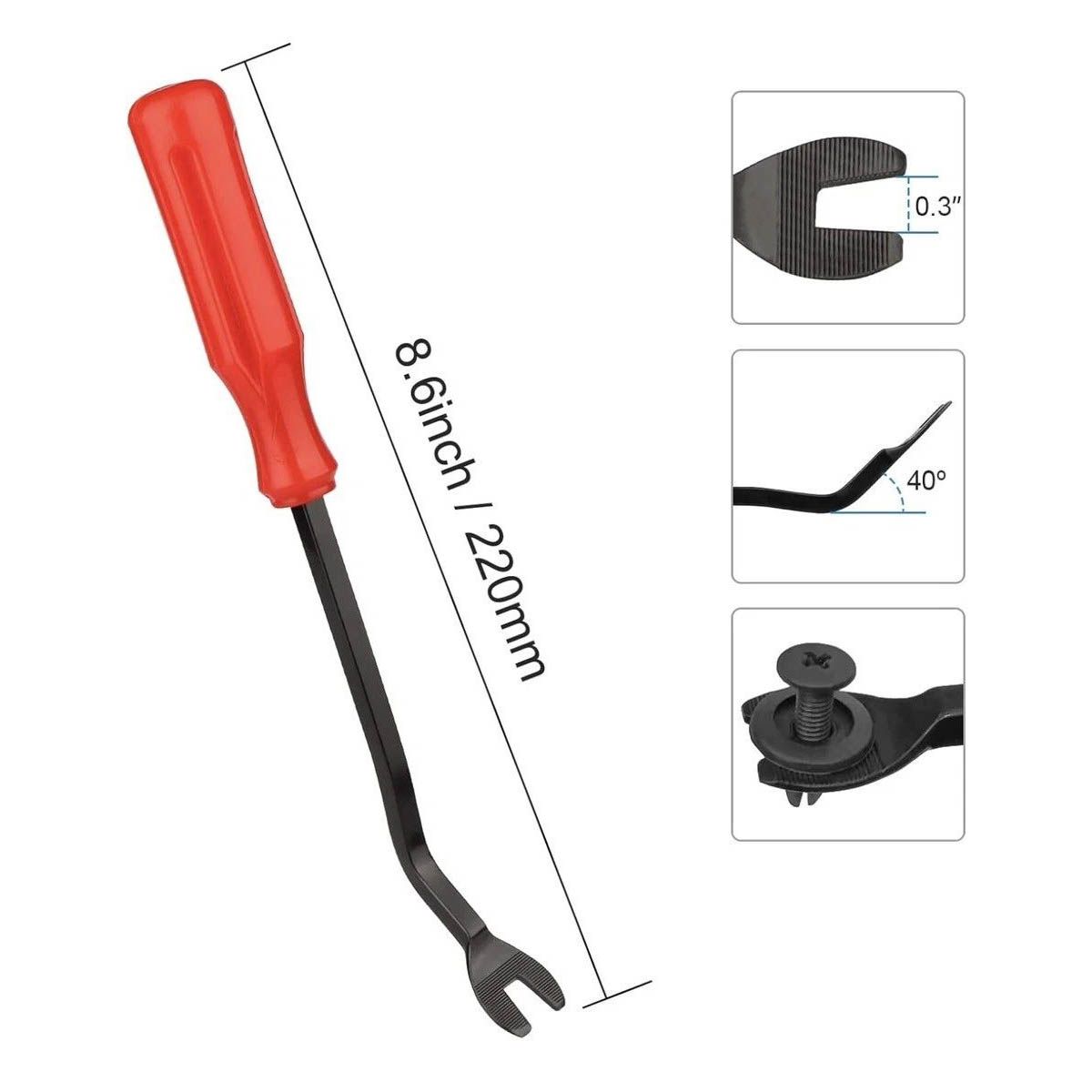 120PCS Car Body Clips & Plastic Rivets - 6 Popular Sizes, Fits Bumpers, Fenders & Most Models, Ideal for Body Fixing & Replacement Auto Fastener Clip Mixed Push Retainer Pin Rivet Door Trim Panel Fast